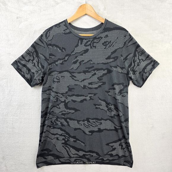 Lululemon Other - Lululemon Shirt Mens Large Grey Metal Vent Tech Performance Camo San Francisco